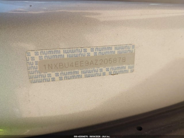 Продажа на аукционе авто 2010 Toyota Corolla, vin: 1NXBU4EE9AZ205878, номер лота: 45304076