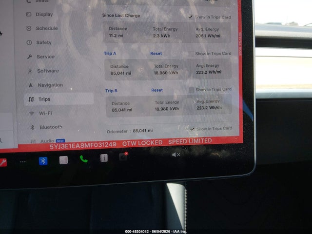 Продаж на аукціоні авто 2021 Tesla Model 3 Standard Range Plus Rear-wheel Drive, vin: 5YJ3E1EA8MF031249, номер лоту: 45304082
