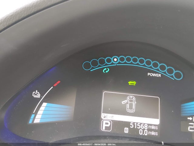 2013 Nissan Leaf S მანქანა იყიდება აუქციონზე, vin: 1N4AZ0CPXDC400824, აუქციონის ნომერი: 45304317