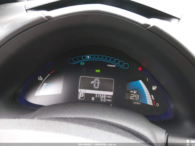 2013 Nissan Leaf S მანქანა იყიდება აუქციონზე, vin: 1N4AZ0CPXDC400824, აუქციონის ნომერი: 45304317