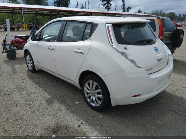 2013 Nissan Leaf S მანქანა იყიდება აუქციონზე, vin: 1N4AZ0CPXDC400824, აუქციონის ნომერი: 45304317