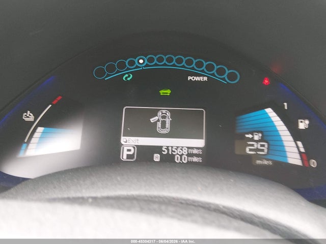 2013 Nissan Leaf S მანქანა იყიდება აუქციონზე, vin: 1N4AZ0CPXDC400824, აუქციონის ნომერი: 45304317
