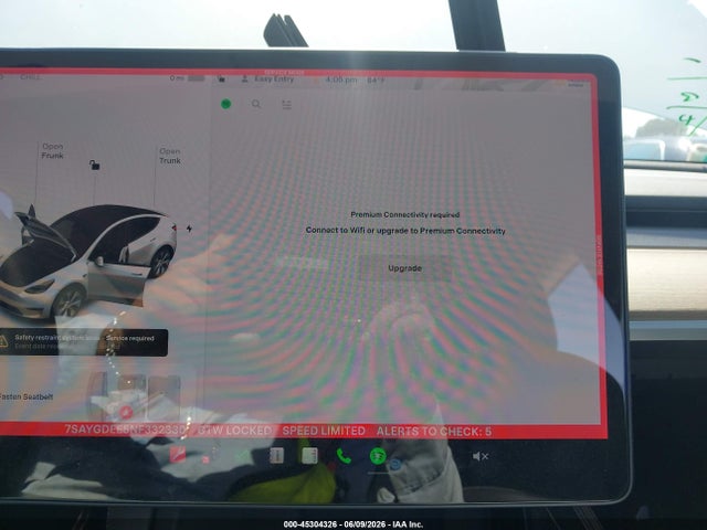 Aukcja sprzedaży 2022 Tesla Model Y Long Range Dual Motor All-wheel Drive, vin: 7SAYGDEE5NF332330, numer aukcji: 45304326