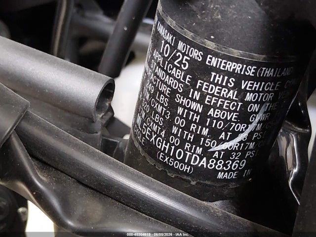 Kawasaki Ex500 H 2026 ML5EXGH10TDA88369 Image 10