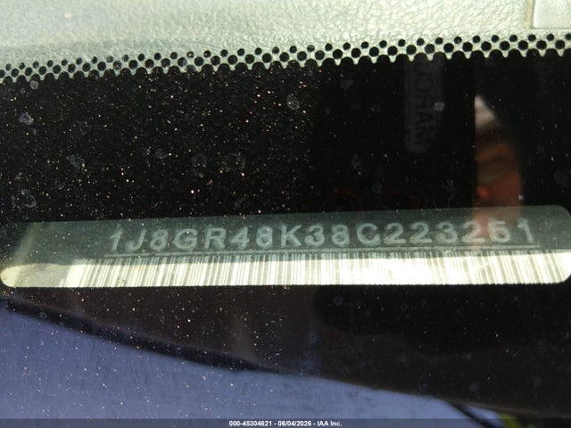 45304621 :رقم المزاد ، 1J8GR48K38C223251 vin ، 2008 Jeep Grand Cherokee Laredo مزاد بيع