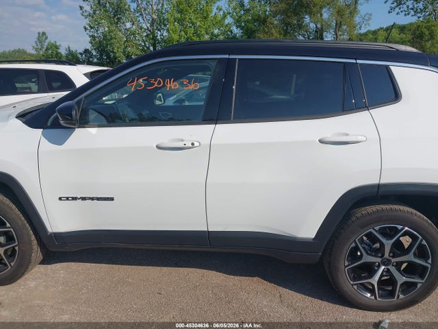 Auction sale of the 2025 Jeep Compass Limited 4x4, vin: 3C4NJDCN6ST587635, lot number: 45304636