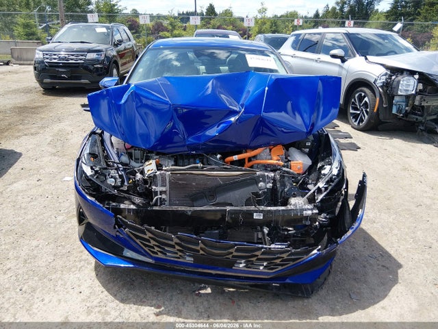 2023 Hyundai Elantra Hybrid Limited მანქანა იყიდება აუქციონზე, vin: KMHLN4AJXPU065210, აუქციონის ნომერი: 45304644