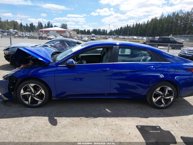 2023 Hyundai Elantra Hybrid Limited მანქანა იყიდება აუქციონზე, vin: KMHLN4AJXPU065210, აუქციონის ნომერი: 45304644
