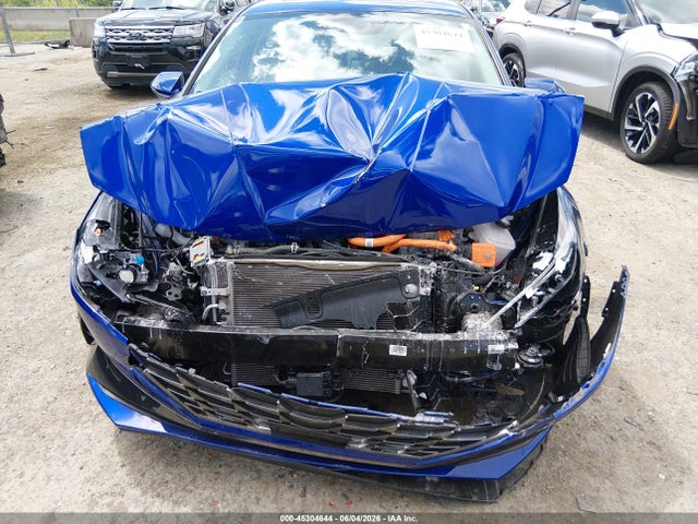 2023 Hyundai Elantra Hybrid Limited მანქანა იყიდება აუქციონზე, vin: KMHLN4AJXPU065210, აუქციონის ნომერი: 45304644