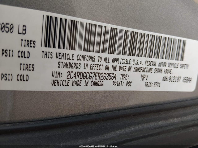 Dodge Grand Caravan Sxt 2014 2C4RDGCG7ER263564 Image 9