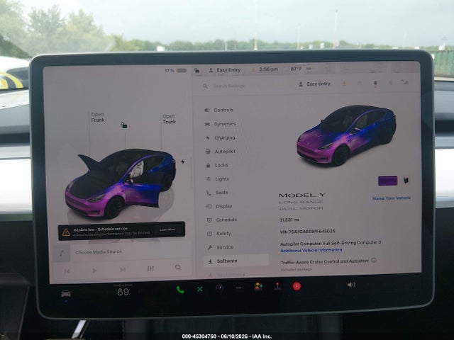 Aukcja sprzedaży 2023 Tesla Model Y Awd/long Range Dual Motor All-wheel Drive, vin: 7SAYGAEE9PF645026, numer aukcji: 45304760