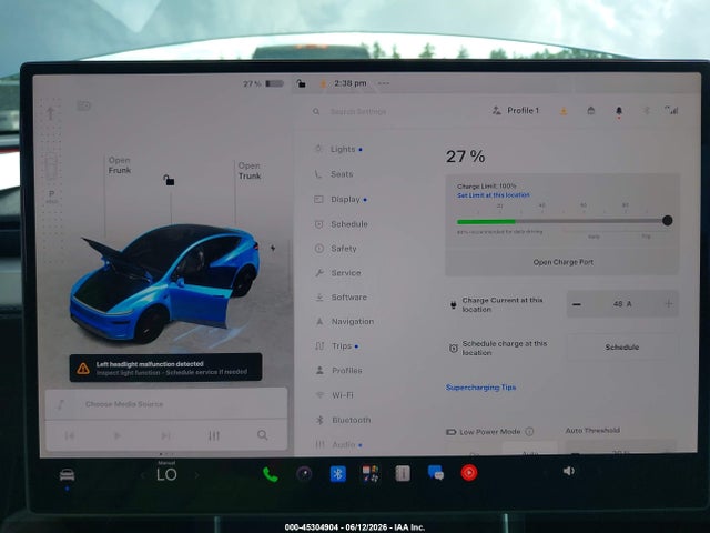 Продаж на аукціоні авто 2026 Tesla Model Y All-wheel Drive/long Range Launch Series/premium All-wheel Drive, vin: 7SAYGDEE4TA670456, номер лоту: 45304904