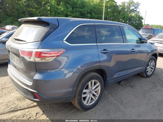Aukcja sprzedaży 2016 Toyota Highlander Le, vin: 5TDZARFH1GS022800, numer aukcji: 45304994