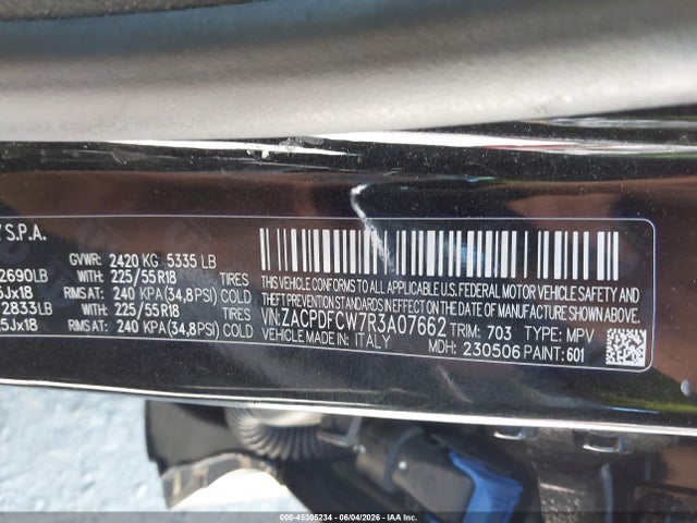 Продажа на аукционе авто 2024 Dodge Hornet R/t Eawd, vin: ZACPDFCW7R3A07662, номер лота: 45305234