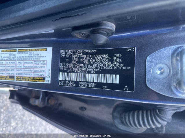 Продаж на аукціоні авто 2010 Toyota 4runner Limited V6, vin: JTEBU5JR3A5014515, номер лоту: 45305328