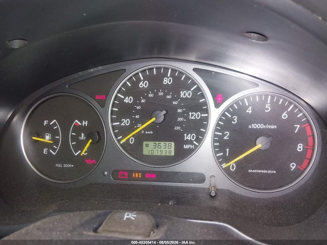 Aukcja sprzedaży 2003 Subaru Impreza Wrx, vin: JF1GD29653G501490, numer aukcji: 45305414
