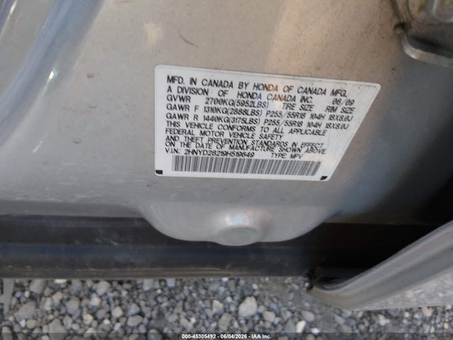 Продажа на аукционе авто 2009 Acura Mdx, vin: 2HNYD28219H519649, номер лота: 45305492