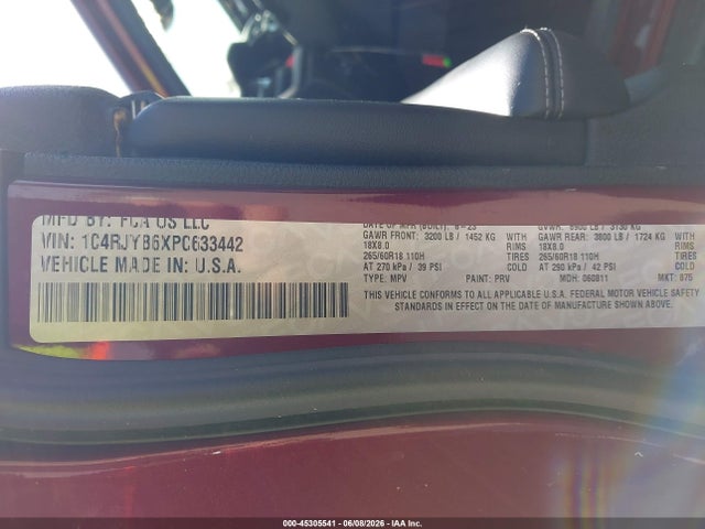 Jeep Grand Cherokee 4xe 2023 1C4RJYB6XPC633442 Image 9