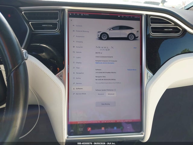Tesla Model X 100d/75d/90d 2017 5YJXCDE20HF055679 Image 19
