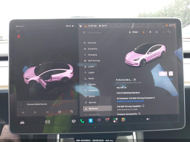 Продажа на аукционе авто 2020 Tesla Model 3 Standard Range Plus Rear-wheel Drive/standard Range Rear-wheel Drive, vin: 5YJ3E1EA8LF504842, номер лота: 45305602