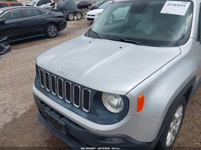 2015 Jeep Renegade Latitude მანქანა იყიდება აუქციონზე, vin: ZACCJABT8FPC11330, აუქციონის ნომერი: 45305691