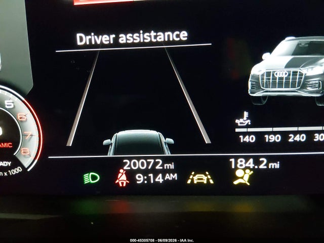 2022 Audi Q7 Premium Plus 55 Tfsi Quattro Tiptronic მანქანა იყიდება აუქციონზე, vin: WA1LXBF7XND021988, აუქციონის ნომერი: 45305708