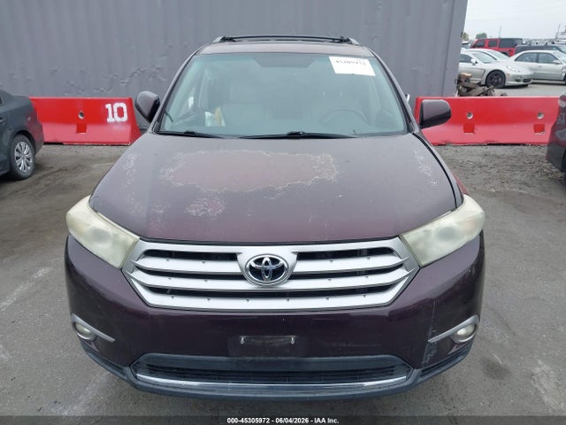 2012 Toyota Highlander Se მანქანა იყიდება აუქციონზე, vin: 5TDZA3EH7CS027492, აუქციონის ნომერი: 45305972