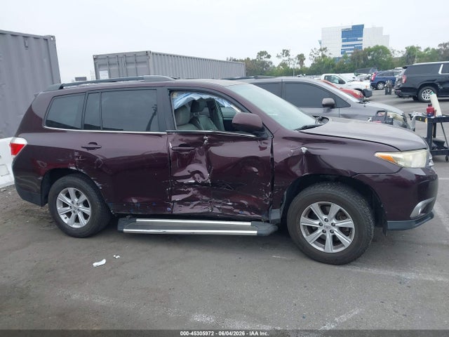 2012 Toyota Highlander Se მანქანა იყიდება აუქციონზე, vin: 5TDZA3EH7CS027492, აუქციონის ნომერი: 45305972