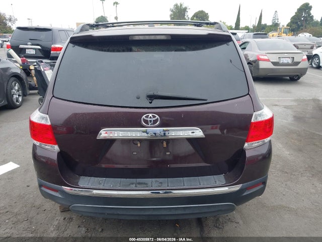 2012 Toyota Highlander Se მანქანა იყიდება აუქციონზე, vin: 5TDZA3EH7CS027492, აუქციონის ნომერი: 45305972