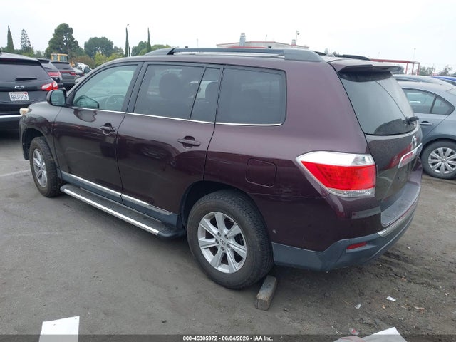 2012 Toyota Highlander Se მანქანა იყიდება აუქციონზე, vin: 5TDZA3EH7CS027492, აუქციონის ნომერი: 45305972