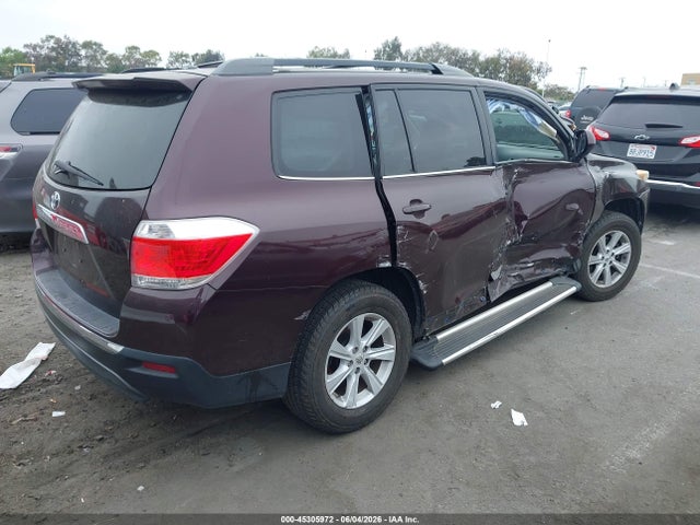 2012 Toyota Highlander Se მანქანა იყიდება აუქციონზე, vin: 5TDZA3EH7CS027492, აუქციონის ნომერი: 45305972