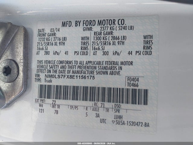 Ford Transit Connect Xlt 2014 NM0LS7FX8E1156175 Image 9