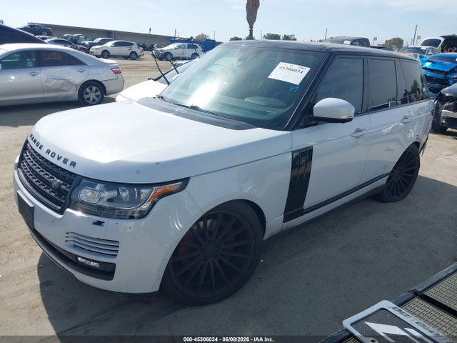 Auction sale of the 2015 Land Rover Range Rover 5.0l V8 Supercharged, vin: SALGS2TF9FA236419, lot number: 45306034