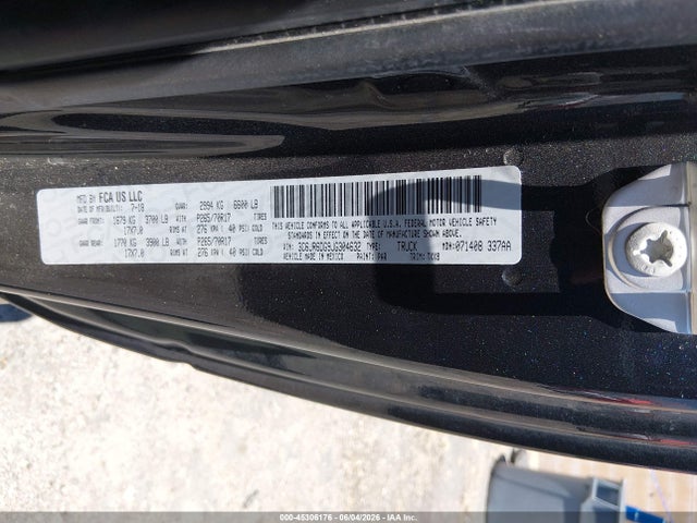 Продажа на аукционе авто 2018 Ram 1500 Tradesman  4x2 8' Box, vin: 3C6JR6DG9JG304632, номер лота: 45306176