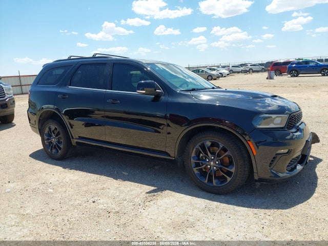 2021 Dodge Durango Gt Plus Awd მანქანა იყიდება აუქციონზე, vin: 1C4RDJDG3MC806444, აუქციონის ნომერი: 45306235