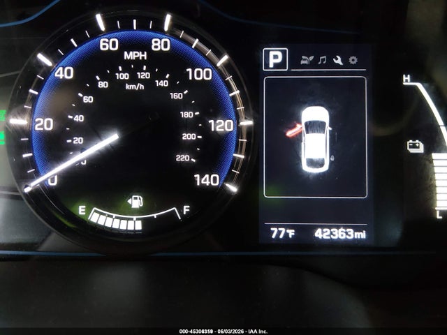 Aukcja sprzedaży 2018 Hyundai Ioniq Hybrid Blue, vin: KMHC65LC7JU076609, numer aukcji: 45306319