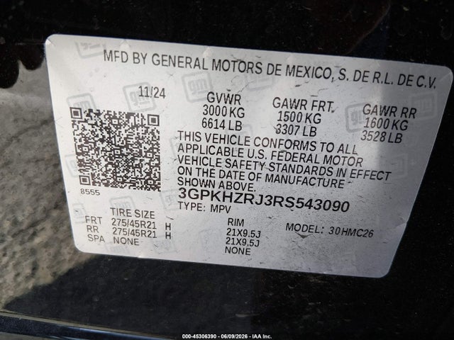 3GPKHZRJ3RS543090 Honda Prologue Elite