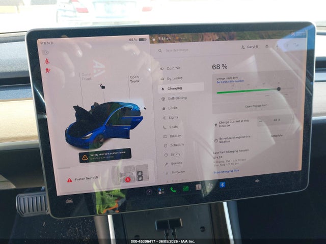 Продажа на аукционе авто 2018 Tesla Model 3 Long Range/mid Range, vin: 5YJ3E1EA1JF102626, номер лота: 45306417