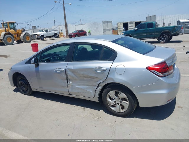Продаж на аукціоні авто 2013 Honda Civic Lx, vin: 19XFB2F58DE258704, номер лоту: 45306571