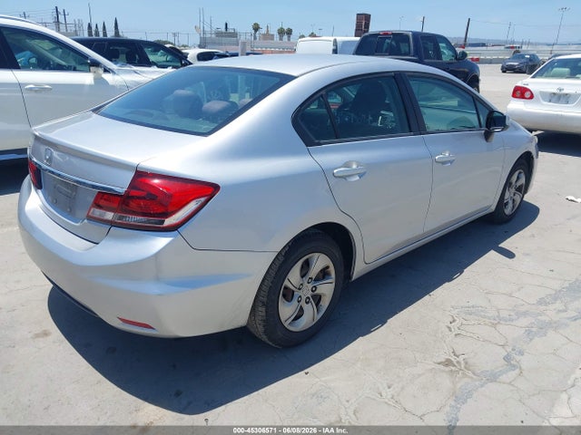 Продаж на аукціоні авто 2013 Honda Civic Lx, vin: 19XFB2F58DE258704, номер лоту: 45306571