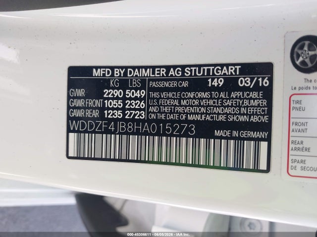 Mercedes-Benz E 300 2017 WDDZF4JB8HA015273 Image 9