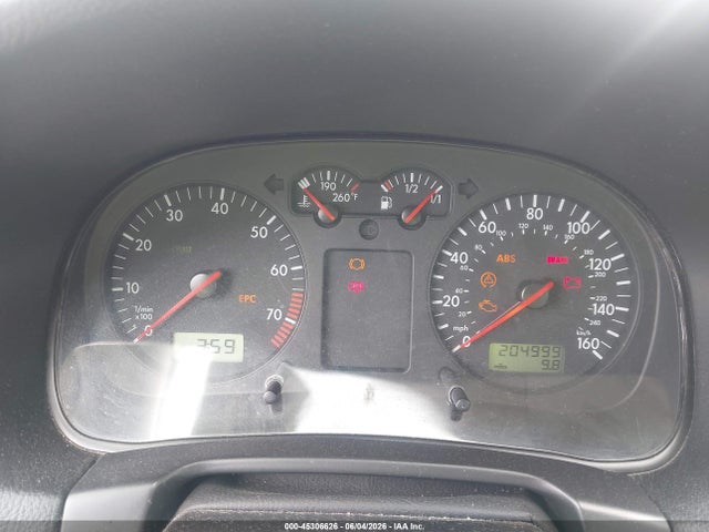 45306626 :رقم المزاد ، 9BWDE61JX34050615 vin ، 2003 Volkswagen Gti 1.8t مزاد بيع