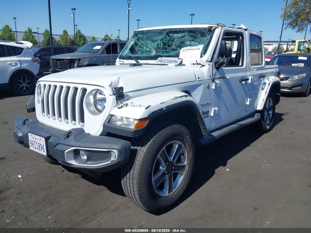 45306698 :رقم المزاد ، 1C4HJXENXLW247833 vin ، 2020 Jeep Wrangler Unlimited Sahara 4x4 مزاد بيع