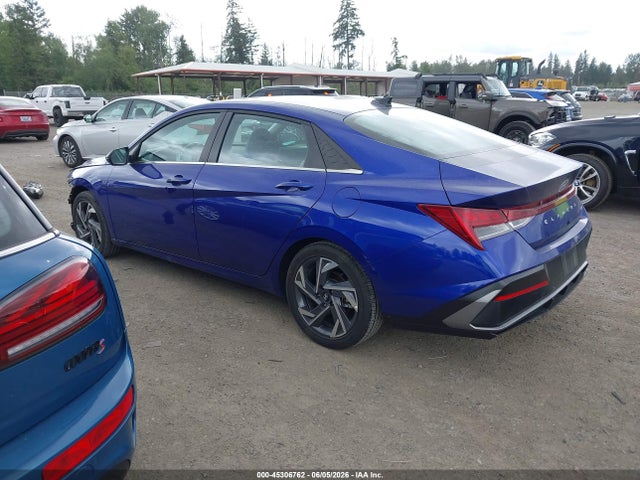 Продаж на аукціоні авто 2025 Hyundai Elantra Hybrid Limited, vin: KMHLN4DJ7SU169075, номер лоту: 45306762