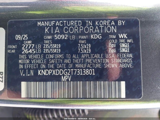 KNDPXDDG2T7313801 KIA Sportage Hybrid Sx-prestige