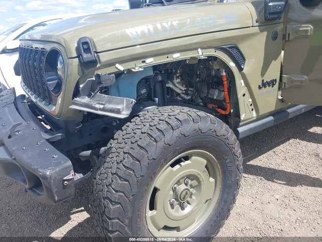 Продаж на аукціоні авто 2025 Jeep Wrangler 4xe Willys '41 4xe, vin: 1C4RJXN60SW534335, номер лоту: 45306815