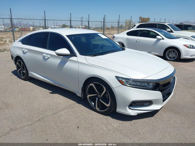 2018 Honda Accord Sport მანქანა იყიდება აუქციონზე, vin: 1HGCV1F39JA193350, აუქციონის ნომერი: 45306891