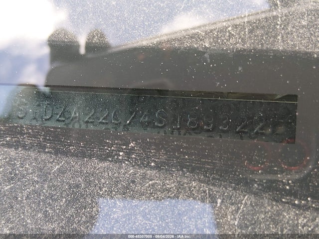 45307005 :رقم المزاد ، 5TDZA22C74S189322 vin ، 2004 Toyota Sienna Xle Limited مزاد بيع