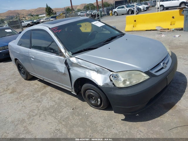 45307091 :رقم المزاد ، 1HGEM21902L008508 vin ، 2002 Honda Civic Ex مزاد بيع