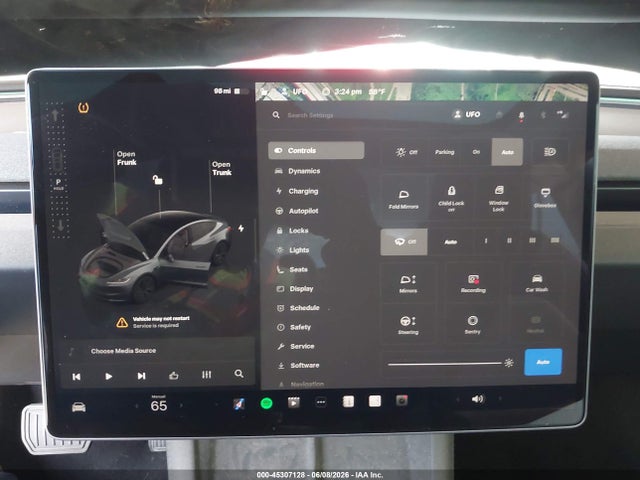 45307128 :رقم المزاد ، 5YJ3E1EA6RF725199 vin ، 2024 Tesla Model 3 Long Range Dual Motor All-wheel Drive/rear-wheel Drive مزاد بيع